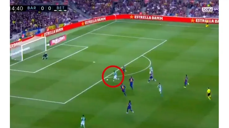 Para esto vino: Betis recuperó y Fekir metió el primero para silenciar el Camp Nou