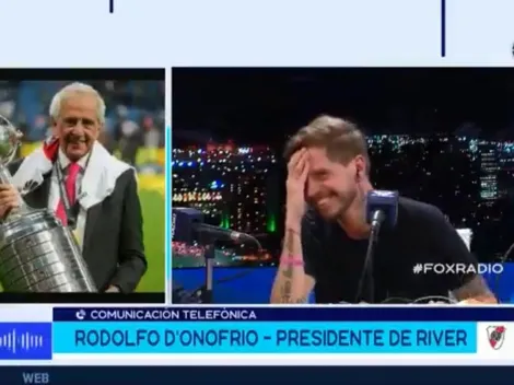 Leto estaba enojado por los penales a River hasta que D'Onofrio salió al aire ¡y lo trolleó!