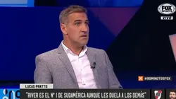 Cascini opinó sobre las declaraciones de Pratto diciendo que "River es el 1 de Sudamérica"