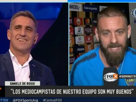 Lloramos con De Rossi: "No sé en qué lugar juega Reynoso, pero es un fenómeno"