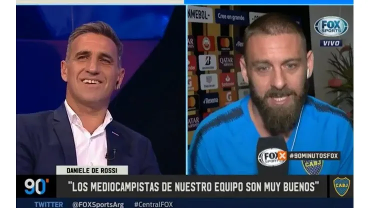 Lloramos con De Rossi: "No sé en qué lugar juega Reynoso, pero es un fenómeno"