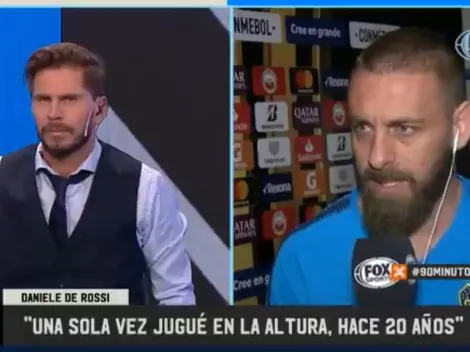 De Rossi: "Tengo un grupo donde se habla solo de fútbol y la foto de perfil es Riquelme"