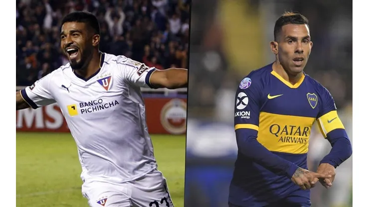 Liga de Quito y Boca jugarán el primer mano a mano de los cuartos de final.