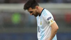 Lionel Messi con la Selección Argentina.