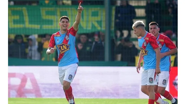 El festejo de los jugadores de Arsenal.