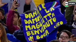 Pancarta para Daniele De Rossi.