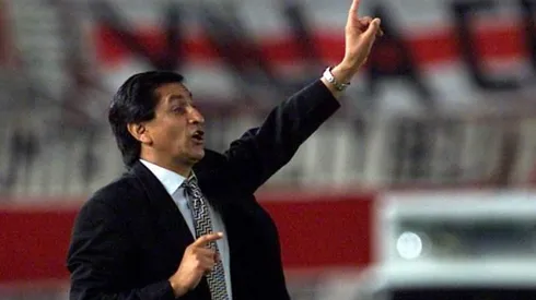 Ramón Díaz en una de sus etapas en River.