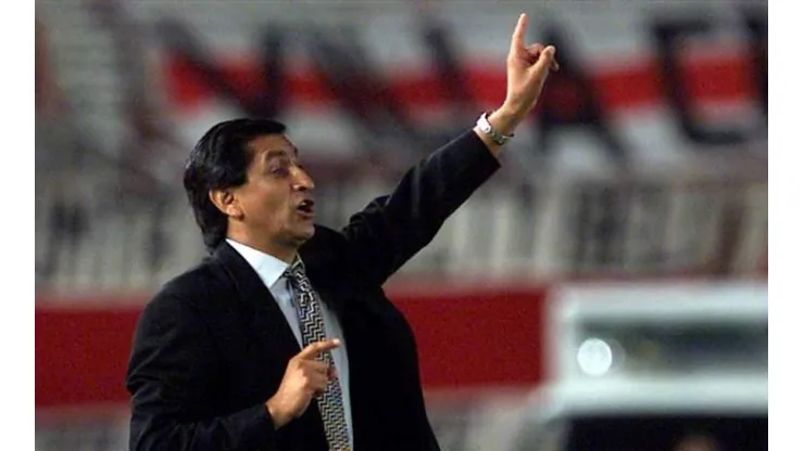 Ramón Díaz en una de sus etapas en River.