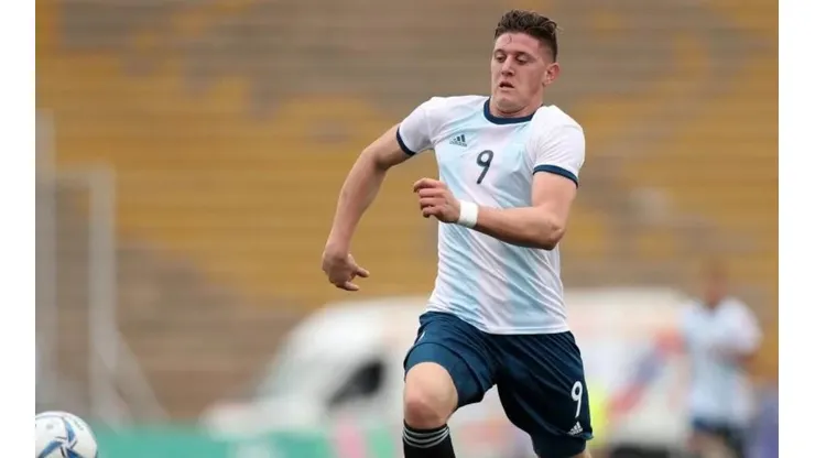 Adolfo Gaich en la Selección Argentina.