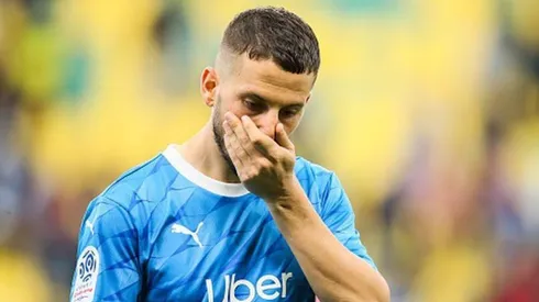 Benedetto lamentándose por el penal errado.