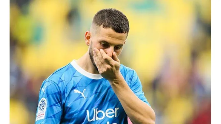 Benedetto lamentándose por el penal errado.