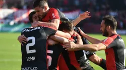 El festejo de los jugadores de Newell's.