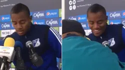 Wuilker Faríñez en rueda de prensa.