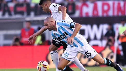 Racing vs. River por la Superliga.