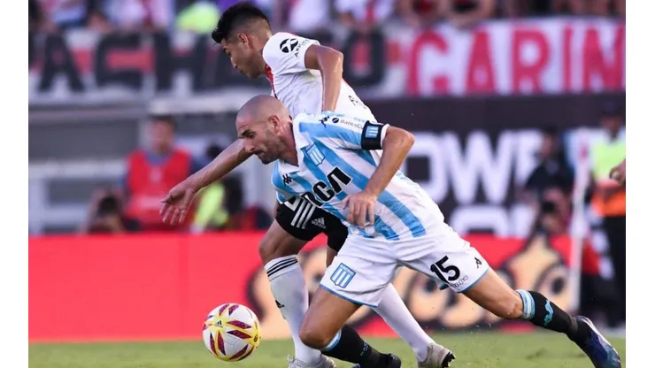 Racing vs. River por la Superliga.