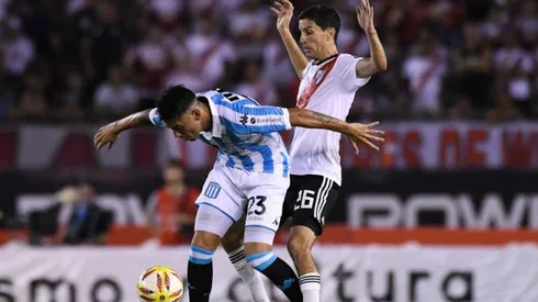 Racing vs. River por la Superliga.