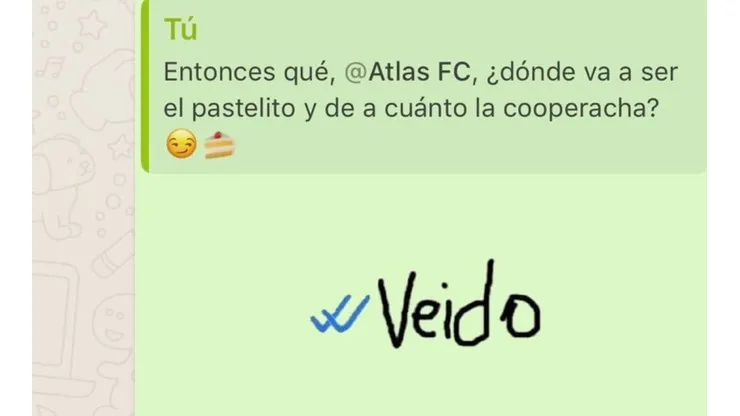 Santos trolleó a Atlas por haberlo ignorado en Twitter