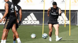 ¡Más razones para Zidane! Nuevo golazo de James en entrenamiento