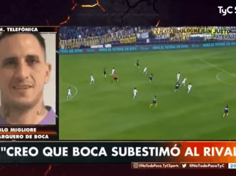 Migliore habló sobre la derrota de Boca contra Almagro y sugirió sancionar a los jugadores