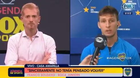 Soldano habló sobre sus compañeros del Olympiacos: "Se volvían locos y me pedían camisetas de Boca"