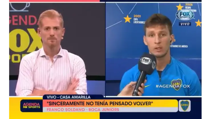 Soldano habló sobre sus compañeros del Olympiacos: "Se volvían locos y me pedían camisetas de Boca"