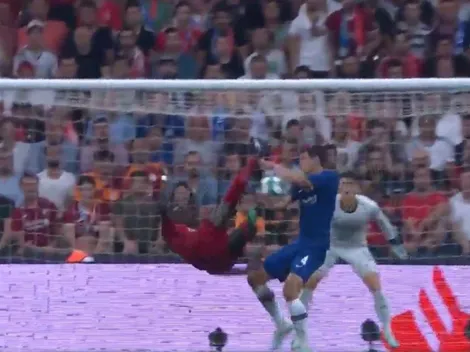 ¿Fue penal? La primera polémica de la Supercopa de Europa no tardó en llegar