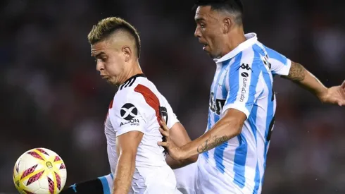 Racing vs. River por la Superliga.