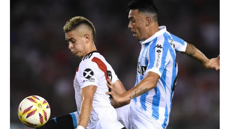 Racing vs. River por la Superliga.