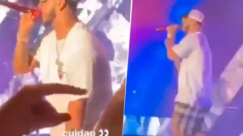 Video: ¿le quisieron robar el reloj a Anuel AA en pleno concierto?