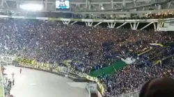Los hinchas de Boca en La Plata.