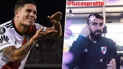 La divertida historia de Quintero con Lucas Pratto: "Dale el mate, Juanfer"