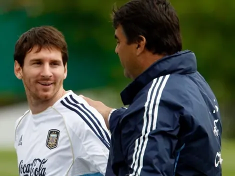 De una leyenda a otra: Lionel Messi despidió al 'Tata' Brown