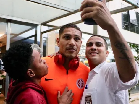 Enfocado: Guerrero llegó a Belo Horizonte para jugar la primera semifinal de la Copa de Brasil ante Cruzeiro
