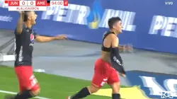 América le ganó a Junior en el 'Metro' en el último minuto de partido