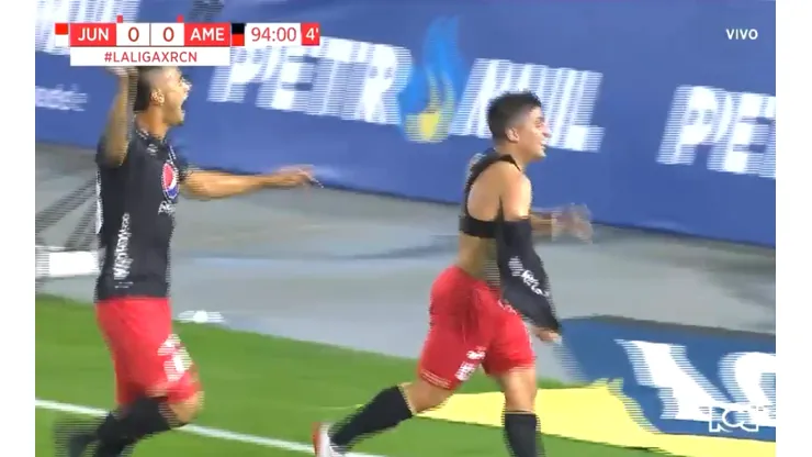 América le ganó a Junior en el 'Metro' en el último minuto de partido