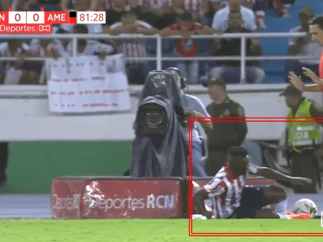 Video: Edwuin Cetré le metió un insólito planchazo, ¡al DT de América de Cali!