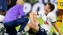 Juan Foyth, tras haber sufrido su lesión.