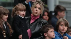 Wanda Nara junto a sus hijos.