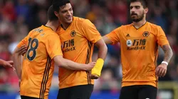 Un Raúl Jiménez intratable guió a Wolves en el triunfo ante Crusaders por Europa League