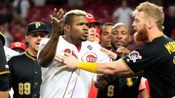 Se odian: a Yasiel Puig lo cambiaron pero igual se metió en la pelea entre Rojos y Piratas