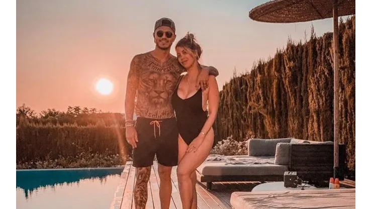 Foto de Wanda Nara con Mauro Icardi.