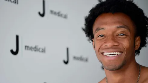 Juan Guillermo Cuadrado en pruebas médicas antes de integrarse a la pretemporada de la Juventus.