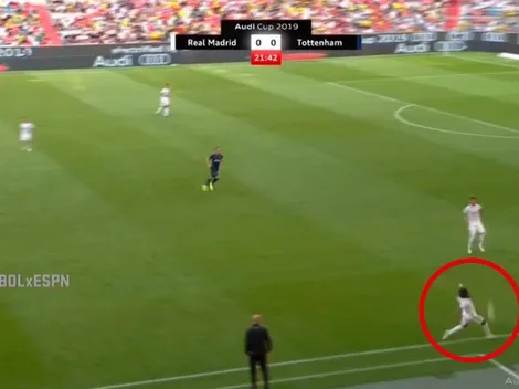 Marcelo quiso evitar un lateral y le puso un centro a Kane, que metió el primero del Tottenham