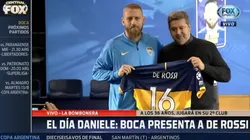 Daniele De Rossi en su presentación.