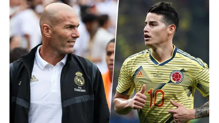 Zidane se desvincula de la polémica sobre el futuro de James Rodríguez
