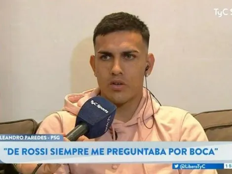 En Boca están delirando: Paredes tiró la bomba de cuándo quiere debutar De Rossi