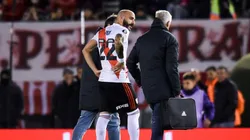 Pinola salió lesionado.