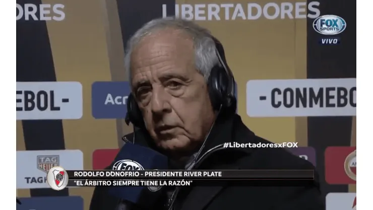 Foto del presidente de River.