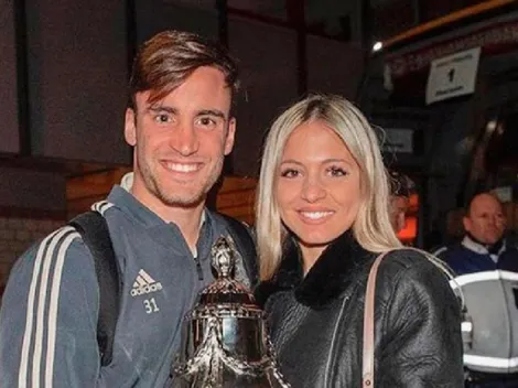 Su novia subió una foto tomando sol y Tagliafico le comentó: "¡Ah bueno!"