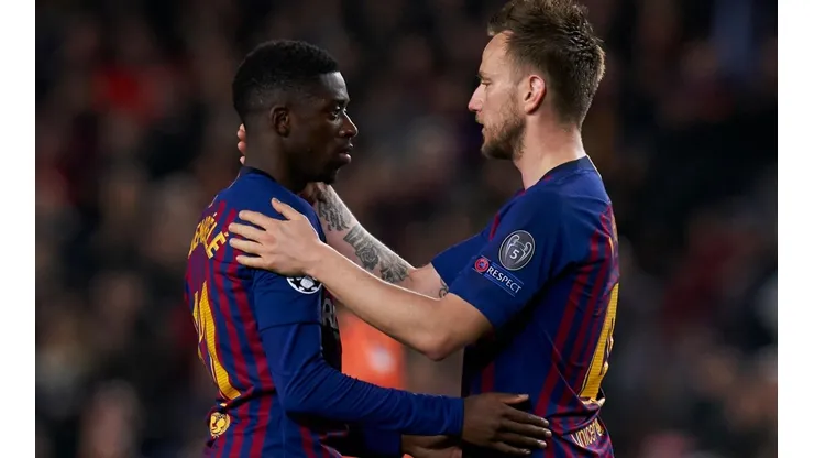 Dembele, Rakitic (Foto: Getty)